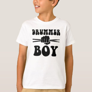 Drummer Boy Funny Drums T-shirt