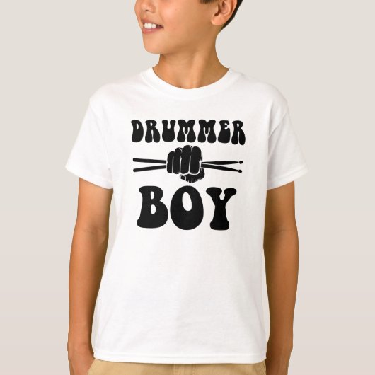 Drummer Boy Funny Drums T-shirt (Voorkant)