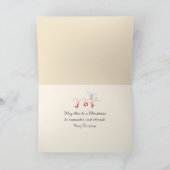 Drummer Boy In Een Schuur Stal Feestdagen Kaart (Binnen)