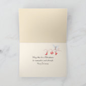 Drummer Boy In Een Schuur Stal Feestdagen Kaart (Binnen)