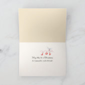 Drummer Boy In Een Schuur Stal Feestdagen Kaart (Binnen)