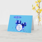 Drummer Boy Kaart (Gele Bloem)