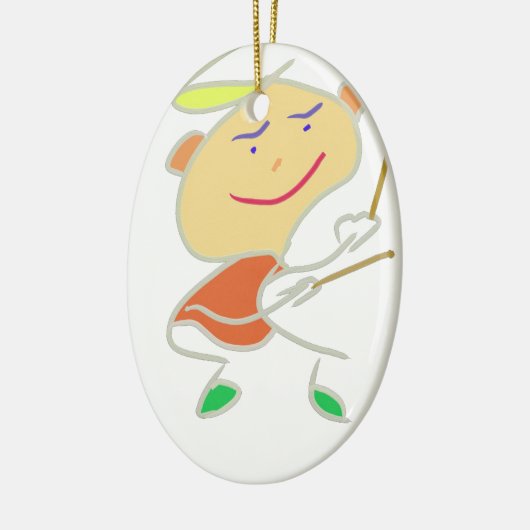 Drummer Boy Keramisch Ornament (Links)