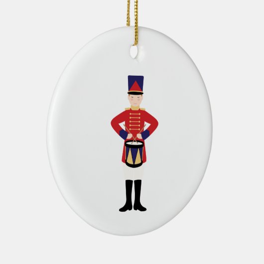 Drummer Boy Keramisch Ornament (Rechts)