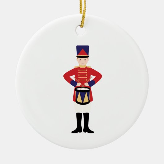 Drummer Boy Keramisch Ornament (Voorkant)