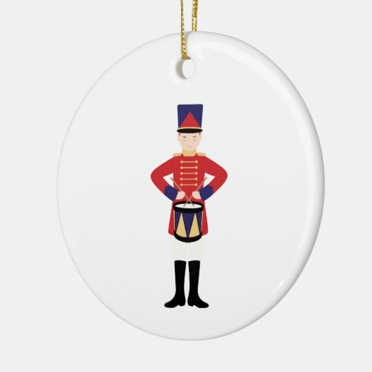 Drummer Boy Keramisch Ornament (Links)