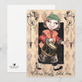 Drummer Boy kerstkaart (Voorkant / Achterkant)