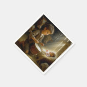 Drummer Boy Playing His Drum For Baby Jesus Servet (Hoek)