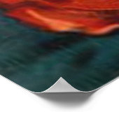 Drummer Boy Star Red White Poster (Hoek)