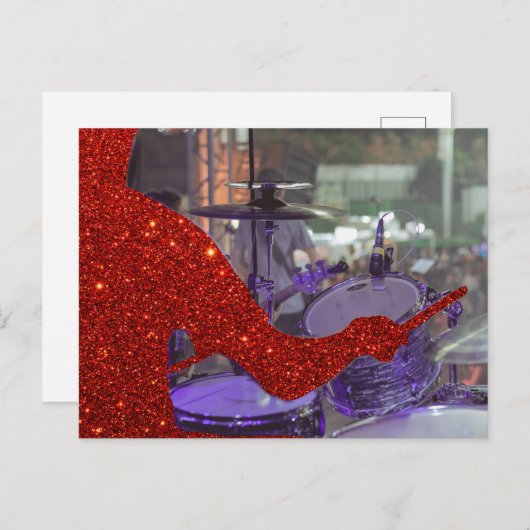 drummer briefkaart (Voorkant / Achterkant)