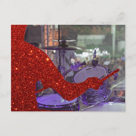 drummer briefkaart (Voorkant)