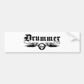Drummer Bumpersticker (Voorkant)