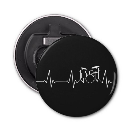 Drummer Button Flesopener (Voorkant)