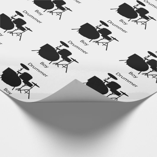 Drummer Cadeaupapier (Hoek)