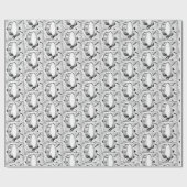 drummer Cartoon Bass Drum Boom Luid Noisy Cadeaupapier (Vlak)