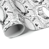 drummer Cartoon Bass Drum Boom Luid Noisy Cadeaupapier (Rol Hoek)