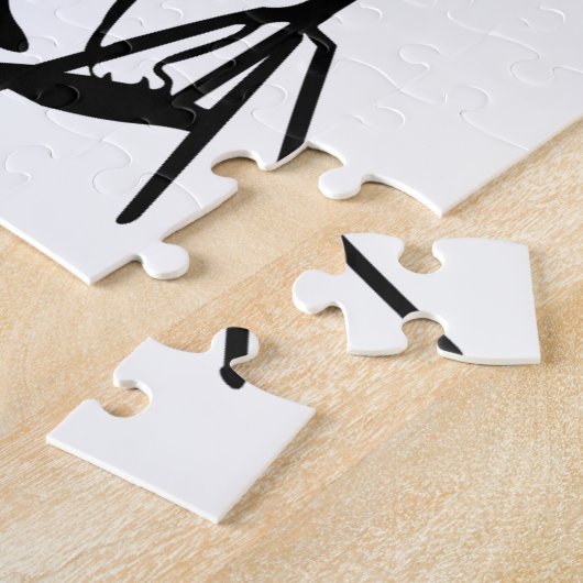 Drummer Cat Drums Musician Rock Jazz Funny Cute Legpuzzel (Zijkant)