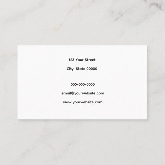 Drummer Cat Marching Band Groen Wit Personaliseren Visitekaartje (Achterkant)