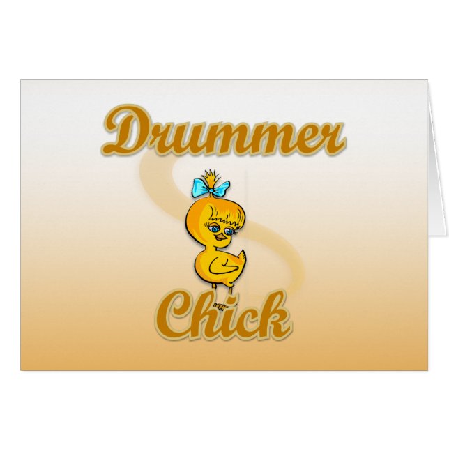 Drummer Chick (Voorkant Horizontaal)