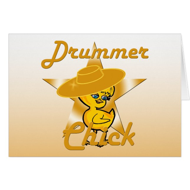 Drummer Chick #10 (Voorkant Horizontaal)