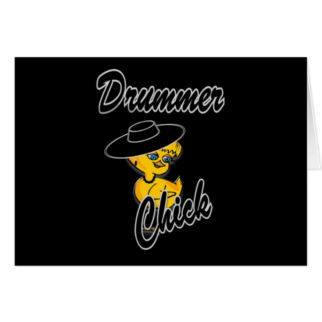 Drummer Chick #4 (Voorkant Horizontaal)