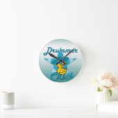 Drummer Chick #7 Ronde Klok (Huis)