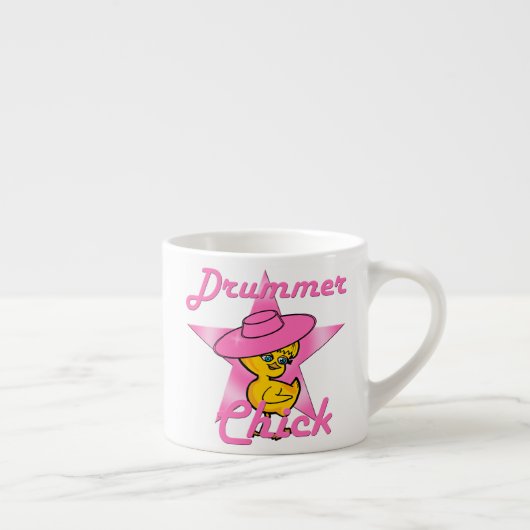 Drummer Chick #8 Espresso Kop (Rechts)