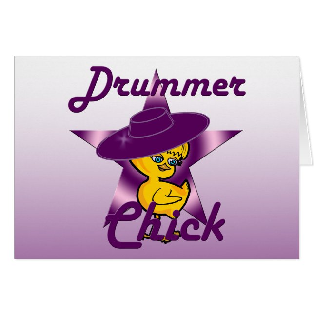 Drummer Chick #9 (Voorkant Horizontaal)