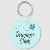 Drummer Chick Sleutelhanger (Voorkant)