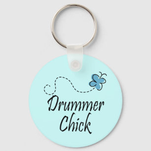Drummer Chick Sleutelhanger