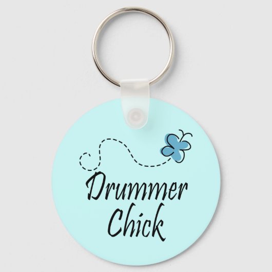 Drummer Chick Sleutelhanger (Voorkant)