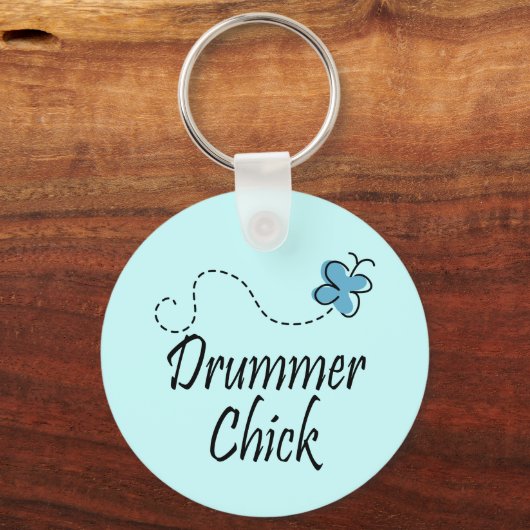 Drummer Chick Sleutelhanger (Voorkant)