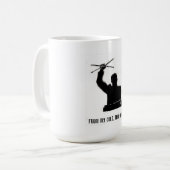 Drummer Coffee Cup Koffiemok (Voorkant links)
