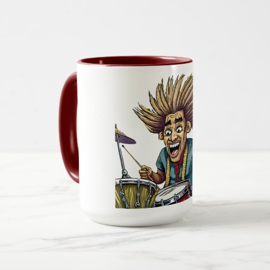 Drummer Combo Mok (Voorkant links)