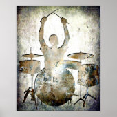 Drummer, Copyright Karen J Williams Poster (Voorkant)