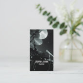 Drummer Cymbals en Toms Grey Visitekaartje (Staand voorkant)