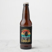 Drummer Dad Bier Etiket (Voorkant)