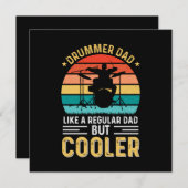 Drummer Dad Kaart (Voorkant / Achterkant)