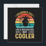 Drummer Dad Kaart<br><div class="desc">Drummer Dad</div>