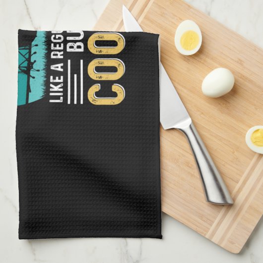 Drummer Dad Theedoek (Quarter Fold)