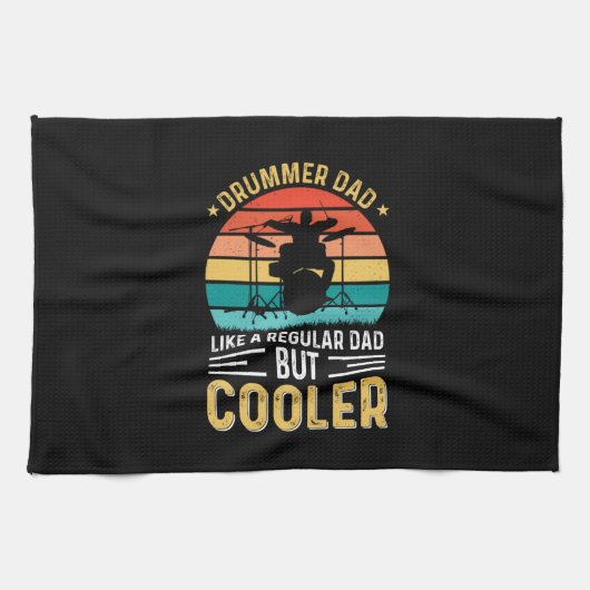 Drummer Dad Theedoek (Horizontaal)