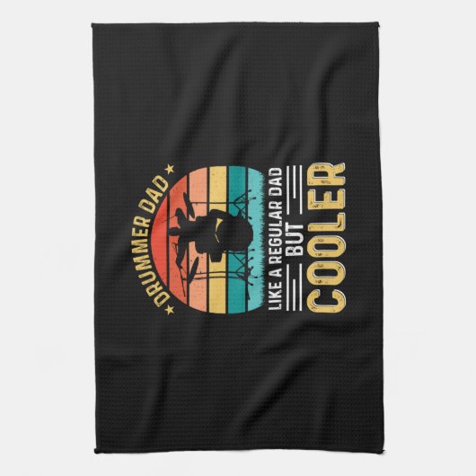 Drummer Dad Theedoek (Verticaal)