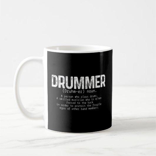 Drummer Definitie Drummen Drummer Koffiemok (Links)