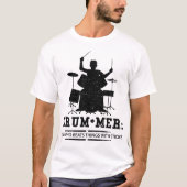 Drummer Definition - Drums T-shirt (Voorkant)