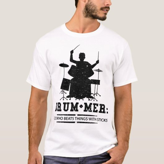 Drummer Definition - Drums T-shirt (Voorkant)