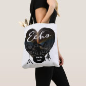 drummer die op drums slaat - echo uit het hart tote bag (Dichtbij)
