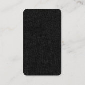 Drummer Drum Kit Band Elegant Visitekaartje (Achterkant)