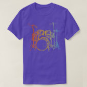 drummer Drum Kit T-shirt (Design voorkant)