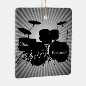 Drummer Drum Set Design Ornament (Rechts)