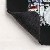 Drummer Drum Set Drums USA Vlag Amerikaanse 4e van Muismat (Hoek)